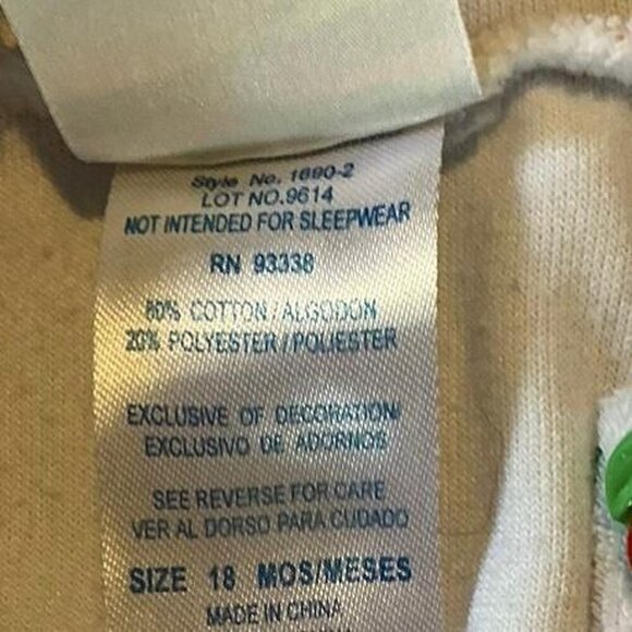 Vintage Baby Buns Inc Girl Swim Towel Hooded Cover Up 24 Months - Picture 5 of 5